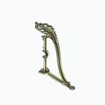 28MM Anti Brass Double Curtain Rod Brackets Curtain Rod Accessories Aluminum
