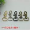 Buy cheap Hot sale factory price bag accessory nickel color 32 & 38 mm metal oval bolt trigger snap hook for handbag from wholesalers