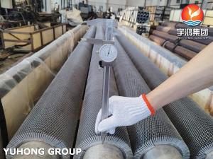 Wholesale HFW Serrated Finned Tube ASTM A312 TP304H With Stainless Steel Fins For Heater from china suppliers