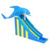Buy cheap Commericial Activities Kids Inflatable Water Slide Long Dolphin Safe Nontoxic from wholesalers