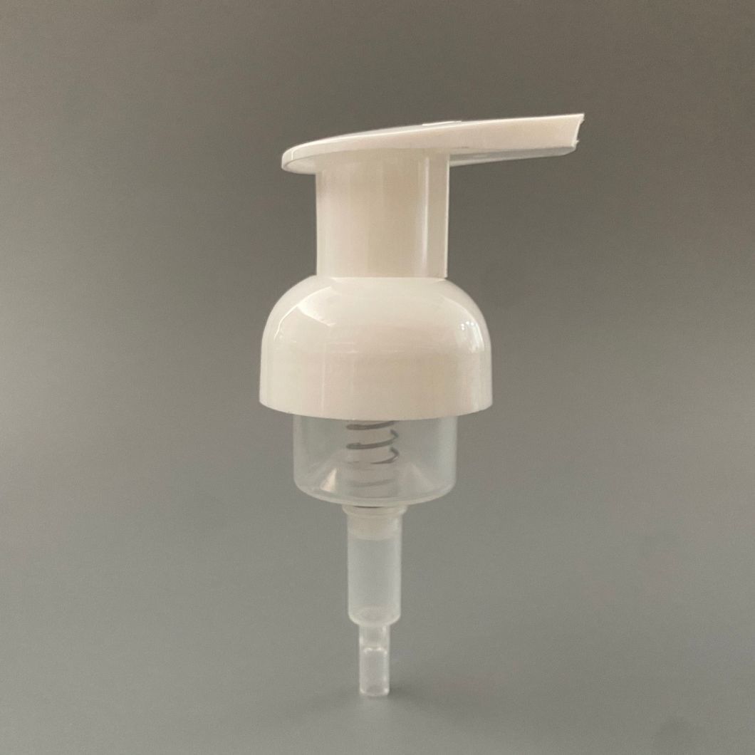 40mm Plastic Foam Pump Right Left Locking Outside Spring Liquid Foam Pump