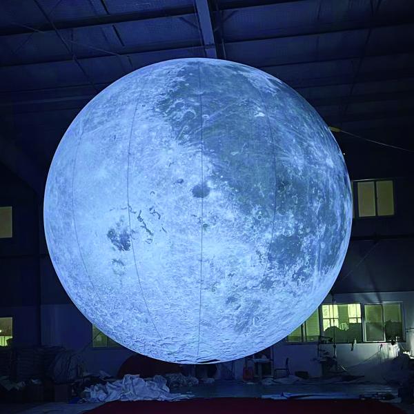 Buy cheap 4m Inflatable Advertising Balloons TPU Giant Planet Balloons from wholesalers