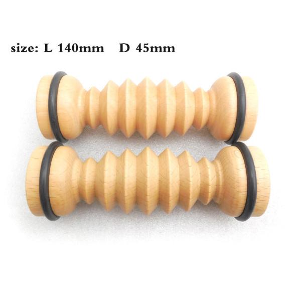 Buy cheap Wooden Foot Roller - Hand hold Body Massager , High quality Beech wood material with clear varnishing 140x45MM from wholesalers