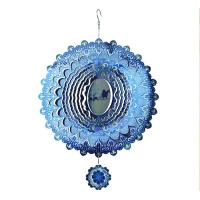 Buy cheap Colorful Stainless Steel Christmas Wind Spinner UV Printing product