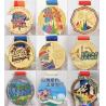Buy cheap 2.5inch Laser Engraving Weightlifting Sports Award Gold Heavy Medal Models For Championship from wholesalers