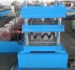 High Speed Galvanized Steel Guardrail Roll Forming Machine 380V 7.5Kw Hydraulic
