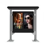 IP65 Waterproof Street Digital Signage Outdoor Displays 16.7M Color Display