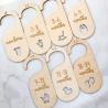 Buy cheap Mom Baby Shower Hanging Clothes Dividers Wardrobe Cabinet Dividers For Clothes from wholesalers