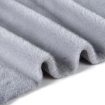Medium Weight 360gsm 100% Polyester Rabbit Fur Faux Fur Fabrics for Winter