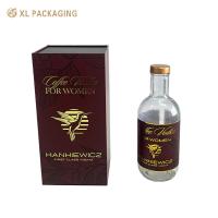 Buy cheap Custom Magnetic Wine Packaging Box With Gold Foil Logo EVA Insert product