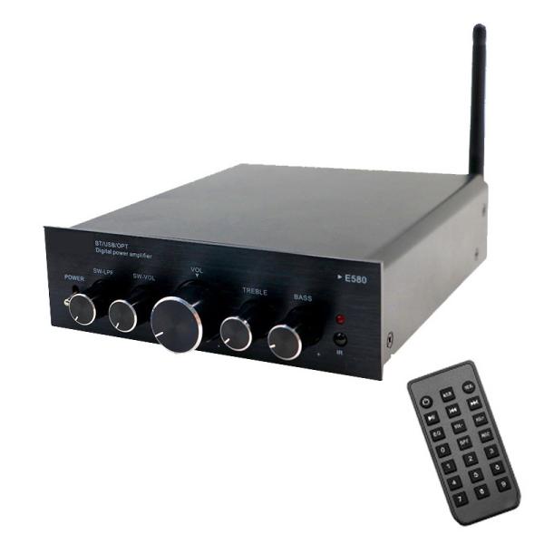 Buy cheap 2*100W 2.1 Channel Digital Audio HIFI Desktop Digital Amplifier Subwoofer Sound Power Amplifier for Home Audio from wholesalers