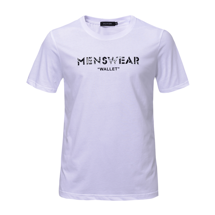 Summer Outdoor Mens Casual T Shirts , Mens Sports T Shirts 100% Cotton