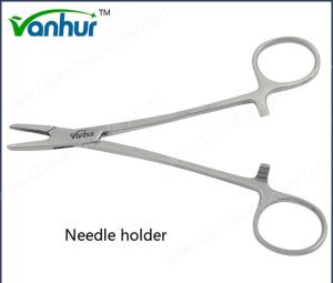 Wholesale OEM Surgical Instruments Steel Basic Needle Holder Forceps from china suppliers