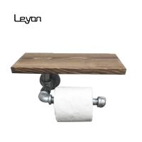 Buy cheap Casting Industrial Pipe Toilet Paper Holder Coating / Normal Black Surface product