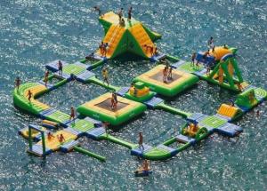 Wholesale Huge Wibit Sport Inflatable Water Parks , Aqua Park Games from china suppliers