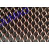 Buy cheap Coffee Color Metal Mesh Curtains Iron Wire Material For Replacement Fireplace Door from wholesalers