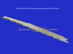 201 Stainless Steel Reciprocating Saw blade 9"x19mmx5T Cutting Wood,Bamboo