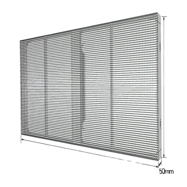 Buy cheap Indoor Glass Transparent LED Display Panel P3.91-7.8 HD Outdoor from wholesalers