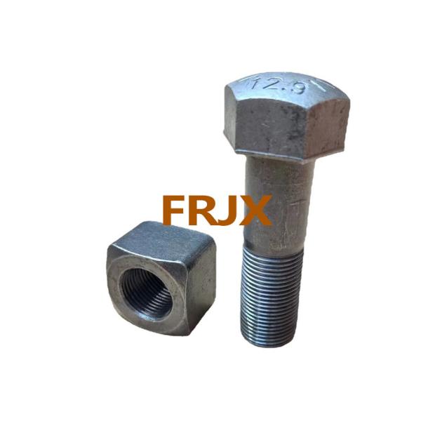 Buy cheap Metric Grade 10.9 / Grade 12.9 Track Bolt And Nut Railway Track Bolts For Excavator Bulldozer from wholesalers