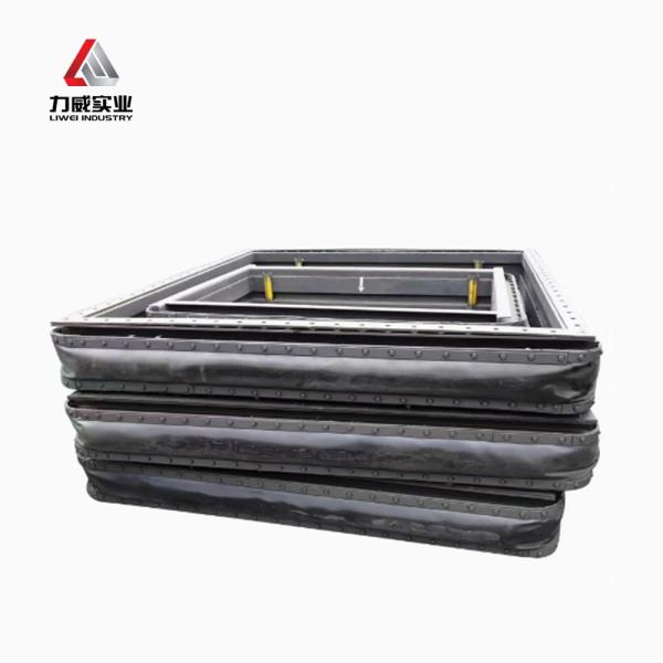 Non-Metal Skin Fabric Fiber Compensator Air Duct Expansion Joint Soft Connection