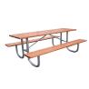 Buy cheap SGS sunproof 6 Seats Metal And Wood Garden Table from wholesalers