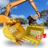 Buy cheap Metal Nm400 Sieve Excavator Skeleton Bucket With 0.8 Cbm Volumn from wholesalers