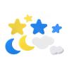 Buy cheap Blue Sky Rubber Kids Furniture Knobs PVC Cupboard Yellow Knobs Soft Plastic Yellow Star Cabinet Knobs from wholesalers