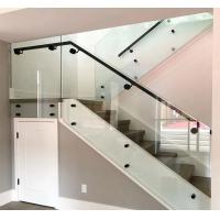 Buy cheap Secure Clear And Modern Glass And Stainless Steel Railing For Indoors And product