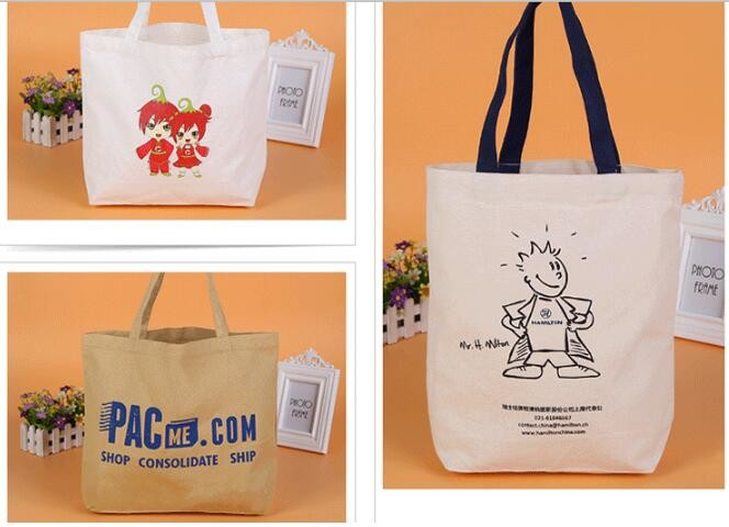 Factory product manufacturer customized 100 cotton silk screen printing canvas fabric bag,cheap customized promo canvas
