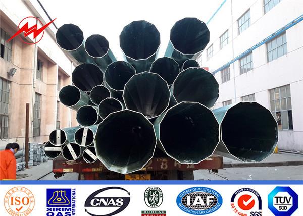 Buy cheap Steel Utility Pole For Electric Transmission Line Galvanized Utility Poles from wholesalers