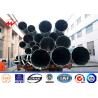 Buy cheap 138KV Galvanized Iron Electric Steel Pole 80FT Accessories Cross Arm from wholesalers