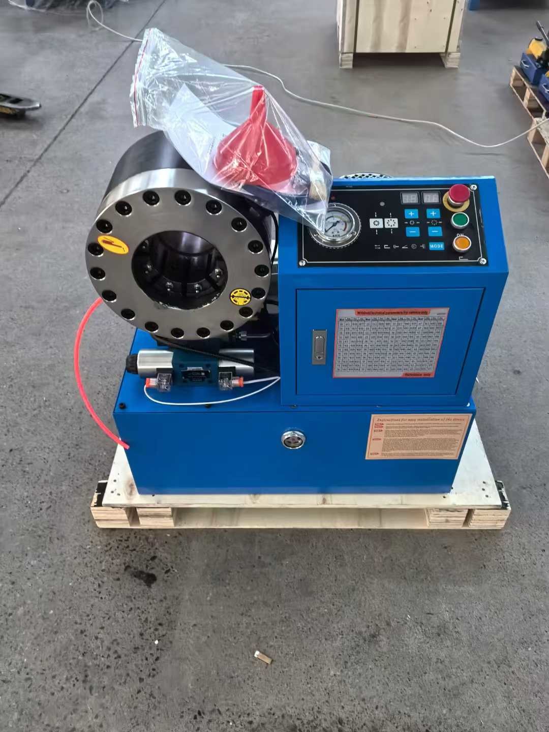 Digital Control 2 Inch 10 Dies Hot Selling DX68 Hose Crimping Machine / Hydraulic Rubber Hose Crimper