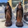 Buy cheap Life Size Virgin Mary Bronze Statue Sculpture Religious Statues Catholic Christian Metal Classic Spot Goods from wholesalers