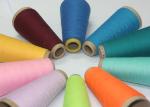 Dope Dyed Spun Polyester Yarn Eco Friendly For Knitting Gloves Fabric