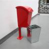 Buy cheap Outdoor Metal Dog Waste Bin , Pet Trash Can Waterproof Rustproof from wholesalers