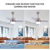 Buy cheap 65W 3000K 36 Inch Ceiling Fan Light Iron 3 Blade Metal Ceiling Fan from wholesalers