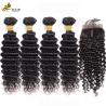 Buy cheap Black Kinky Virgin Human Hair Bundles Beauty Supply Hair Weave from wholesalers