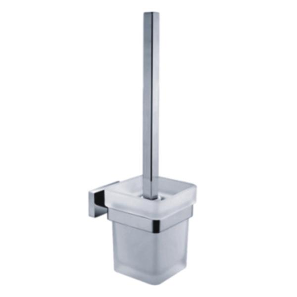 Buy cheap Polishing Stainless Steel Square Toilet Brush Holder solid install from wholesalers