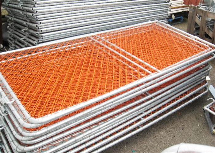 Chain Link Fabric Iron W2.5m Crowd Control Fence Panels