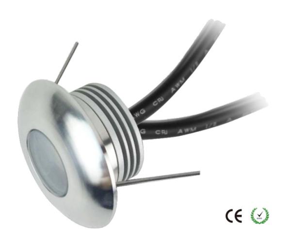 IP67 1W DC12V LED Out Door Landscape Light LED Floor Lamps With Toughened Glass
