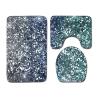 Buy cheap Crystal Glitter Colorful 3 Piece Toilet Tank Cover Set Polyester Fiber from wholesalers
