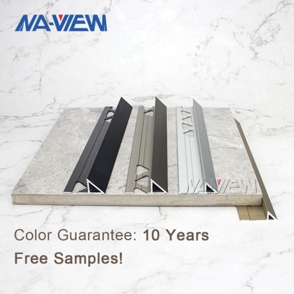 Buy cheap Custom Length Aluminium Flooring Profile Schluter Tile Trim from wholesalers