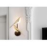 Buy cheap Sea Shipping Gold Dimmable Bird Wall Mounted Lamps For Bedroom Modern Wall Lamp from wholesalers