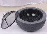 MGO Stone Barbecue Fire Bowl Painted Steel Fire Pit Cool Camping Accessories 59