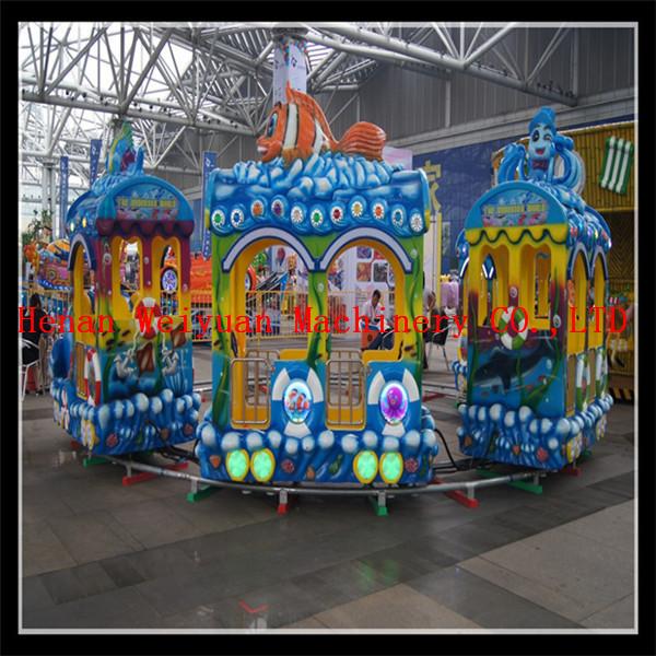 Buy cheap electric track train under sea world train ride for sale from wholesalers