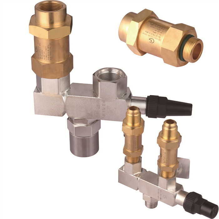 Good Sealing DN6-DN50 Air Compressor Safety Relief Valve For Refrigeration CFC HCFC HFC