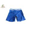 Buy cheap Printed Blue Ladies Swimming Shorts , Women'S Long Board Shorts Swimwear Polester from wholesalers