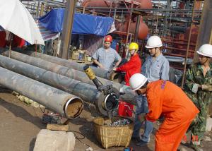 China Multi - Function Cold Pipe Cutting And Beveling Machine OD Mounted on sale