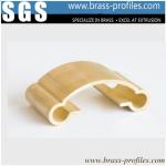 Copper Zinc Alloy Extrusion Handrail Profiles For Hotel Stair