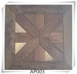Oak parquet flooring , UV lacquer,Brushed, smoked, 15/4*600*600mm